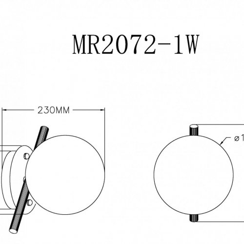 Настенный светильник Francis MR2072-1W