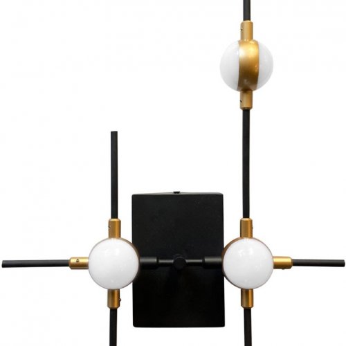 Бра DeLight Collection Molecular MB18001067-3A black/gold