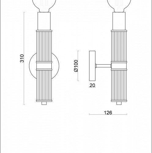 Бра Favourite Cedit 4006-1W