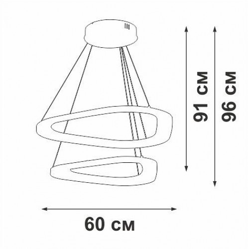 Люстра Vitaluce V2692-1/2S