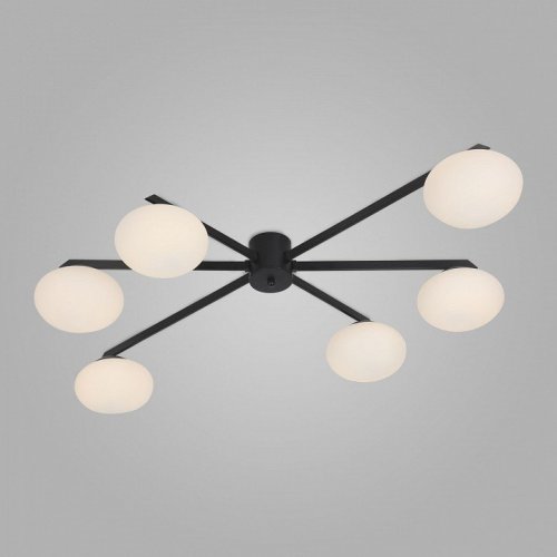Потолочная люстра Eurosvet Opaline 70220/6 черный Потолочная люстра Eurosvet Opaline 70220/6 черный