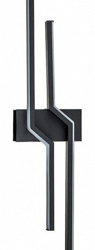 Настенный светильник Escada Rail 10219/2LED Black Настенный светильник Escada Rail 10219/2LED Black