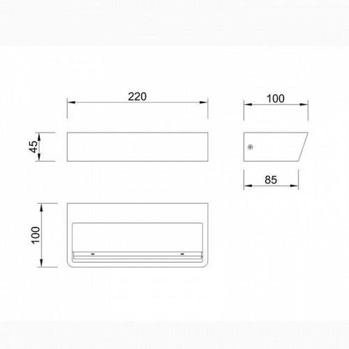 Настенный светодиодный светильник Mantra Altea 8097