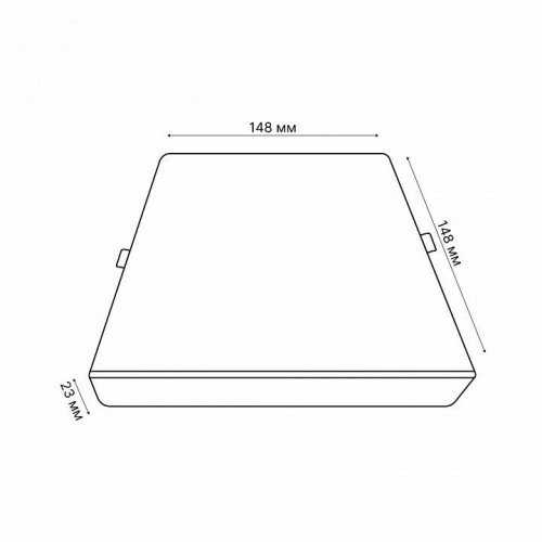 Встраиваемый светильник Volpe ULM-Q251 UL-00010712