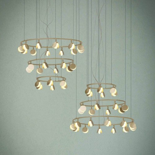 Подвесная светодиодная люстра Mantra Shell 7355 Подвесная светодиодная люстра Mantra Shell 7355