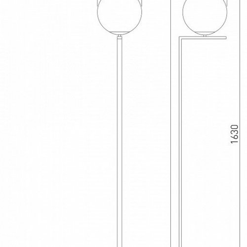 Торшер Eurosvet Shape 01214/1 хром