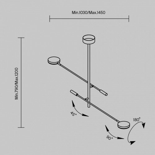Потолочная люстра Maytoni Fad MOD070CL-L15B3K1