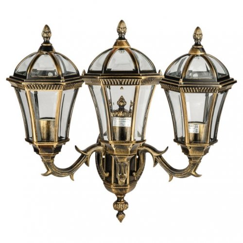 Настенный фонарь Oasis Light уличный ROMA S 95201S 3 15L Gb