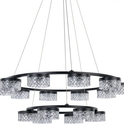 Подвесная люстра DeLight Collection Diamond cut MD21020075-16B matt black