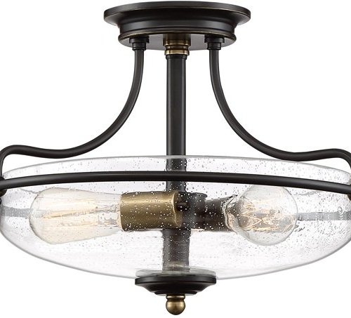 Потолочная люстра Quoizel Griffin QZ-GRIFFIN-SFS-C-PNAB Потолочная люстра Quoizel Griffin QZ-GRIFFIN-SFS-C-PNAB