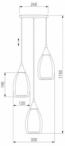Подвесной светильник Eurosvet Cosmic a044661