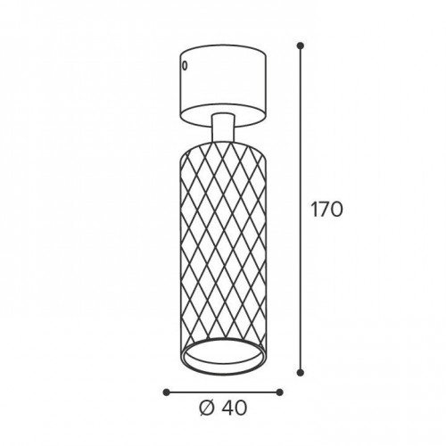 Светильник на штанге Wolta Piccole WSL-MR11/S17BG