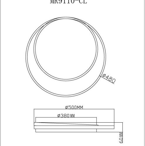 Потолочный светильник Cressida MR9110-CL