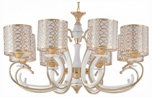 Подвесная люстра Arte Milano Florentia-1237 301237/8 Wh/Gd Подвесная люстра Arte Milano Florentia-1237 301237/8 Wh/Gd