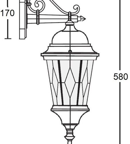 Настенный фонарь Oasis Light уличный ASTORIA 2M 91402M 02 Gw cover ромб Настенный фонарь Oasis Light уличный ASTORIA 2M 91402M 02 Gw cover ромб