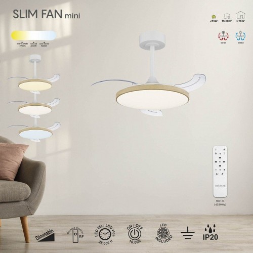 Люстра-вентилятор Mantra SLIM FAN mini 9009