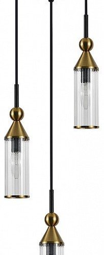 Подвесной светильник Indigo Torazzo 13037/3S Black