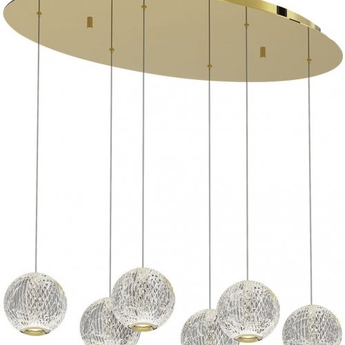 Подвесной светильник DeLight Collection Elliot Diamante MD20001012-6A gold