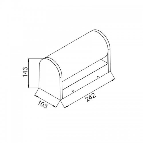 Настенный уличный светильник Mantra GANT 9155 Настенный уличный светильник Mantra GANT 9155
