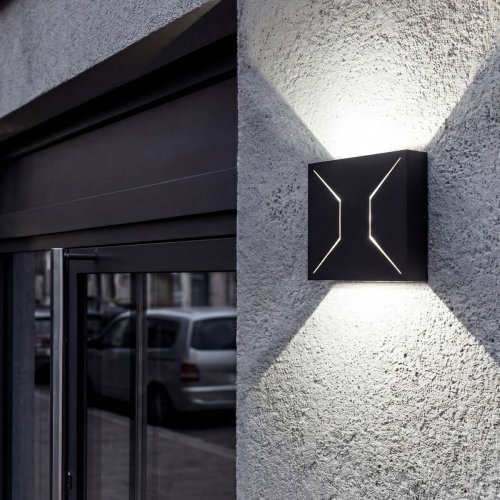 Уличный настенный светильник Uniel ULU-P32B-4W/4000K IP65 BLACK UL-00013620