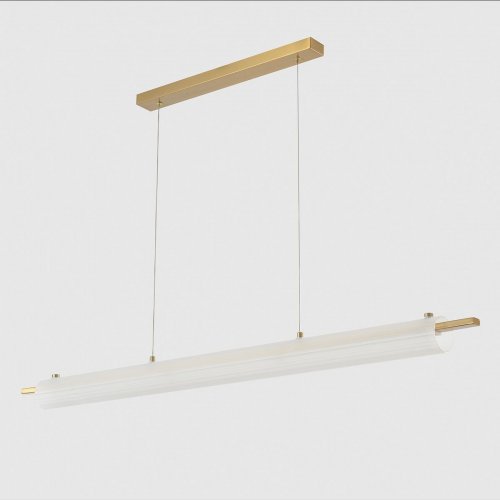 Подвесной светодиодный светильник Crystal Lux Tunnel SP40 Led Brass