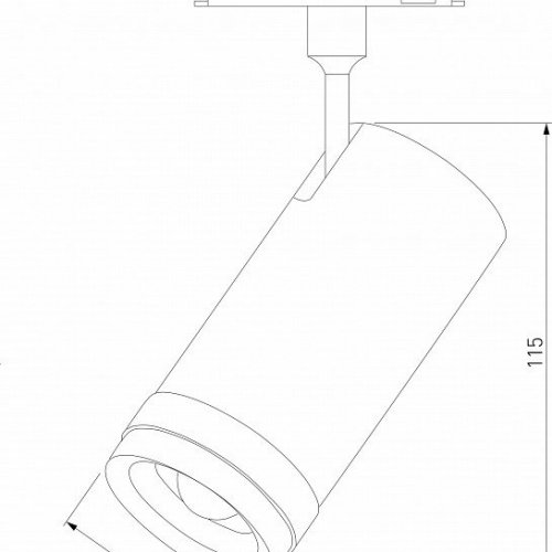 Светильник на штанге Elektrostandard Slim Magnetic a062818