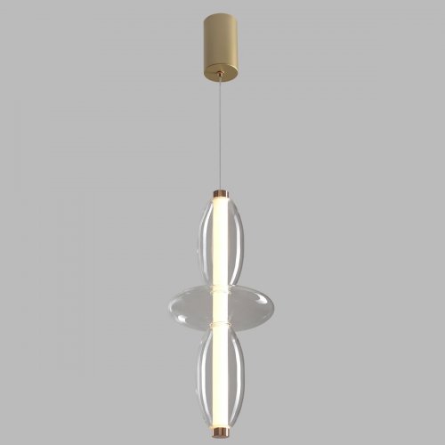 Подвесной светодиодный светильник Crystal Lux Quasar SP14W Led Transparent