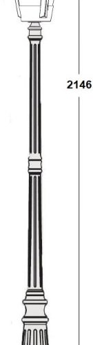 Наземный фонарь Oasis Light SEUL 11259S Bl Наземный фонарь Oasis Light SEUL 11259S Bl