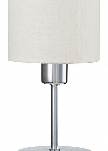 Настольная лампа декоративная Escada Denver 1109/1 Chrome/Beige Настольная лампа декоративная Escada Denver 1109/1 Chrome/Beige