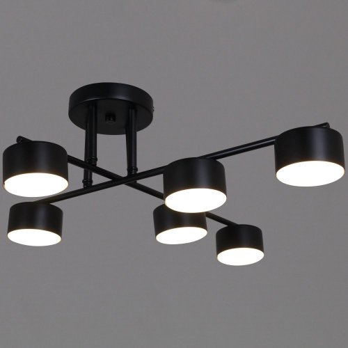 Потолочная люстра Reluce 03725-0.3-06 BK GX53 Потолочная люстра Reluce 03725-0.3-06 BK GX53