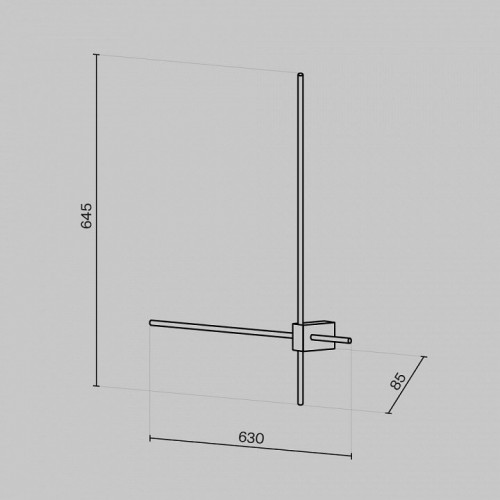 Настенный светильник Maytoni Pars C070WL-L12GB3K