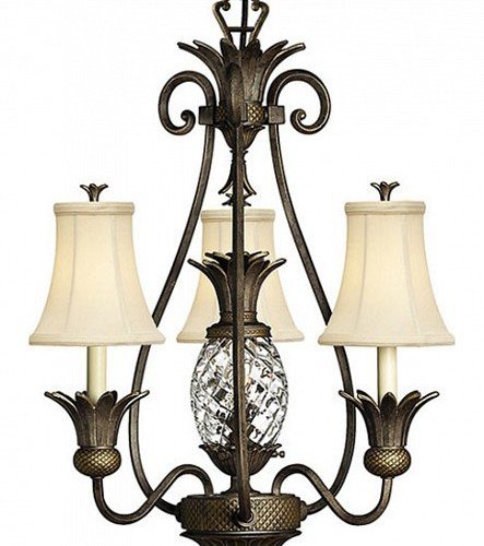 Подвесная люстра Hinkley Plantation HK/PLANT3 PZ Подвесная люстра Hinkley Plantation HK/PLANT3 PZ