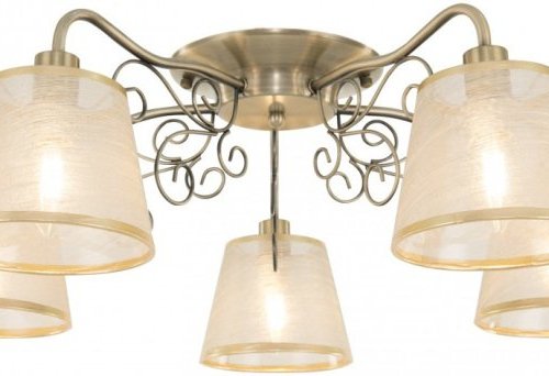 Потолочная люстра AM341120 341120/5 AB Потолочная люстра AM341120 341120/5 AB