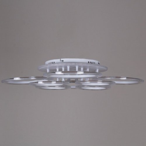 Потолочная светодиодная люстра Reluce 09812-3.3-4+4A WH (RGB) Потолочная светодиодная люстра Reluce 09812-3.3-4+4A WH (RGB)