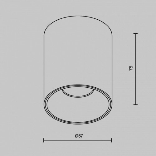 Точечный светильник Maytoni Alfa LED C064CL-8W4K-RD-B Точечный светильник Maytoni Alfa LED C064CL-8W4K-RD-B