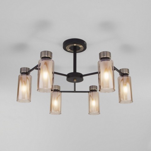 Потолочная люстра Eurosvet Amado 70115/6 черный Потолочная люстра Eurosvet Amado 70115/6 черный