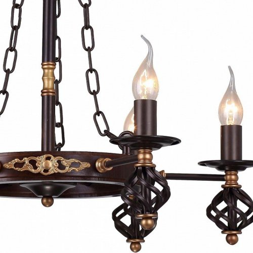 Подвесная люстра Arte Lamp Cartwheel A4550LM-6CK