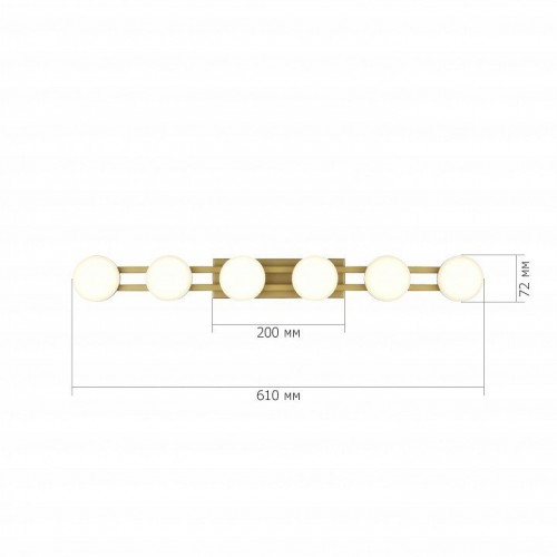 Накладной светильник ST-Luce MONRO SL6610.201.06 Накладной светильник ST-Luce MONRO SL6610.201.06