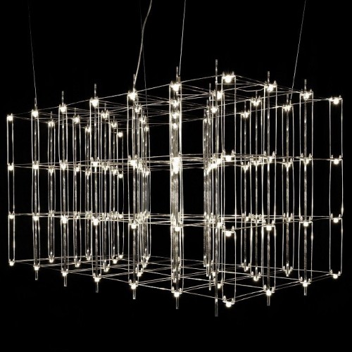 Подвесная люстра O-LUCE Cosmic Glass ячейка 20*20 см 11787611-2