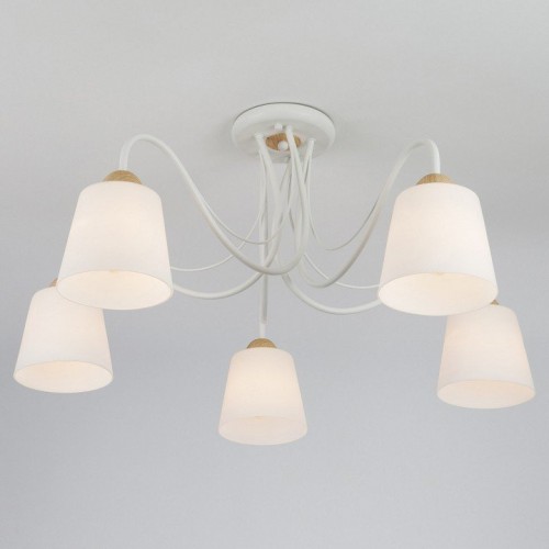 Потолочная люстра Eurosvet 70062/5 белый Потолочная люстра Eurosvet 70062/5 белый