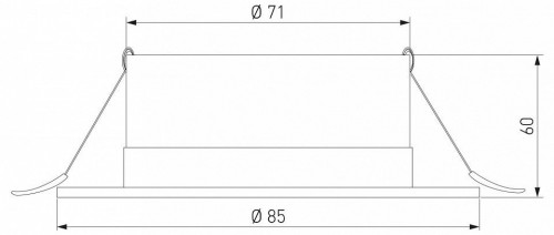 Встраиваемый светильник Elektrostandard Light LED 3003 35128/U Встраиваемый светильник Elektrostandard Light LED 3003 35128/U
