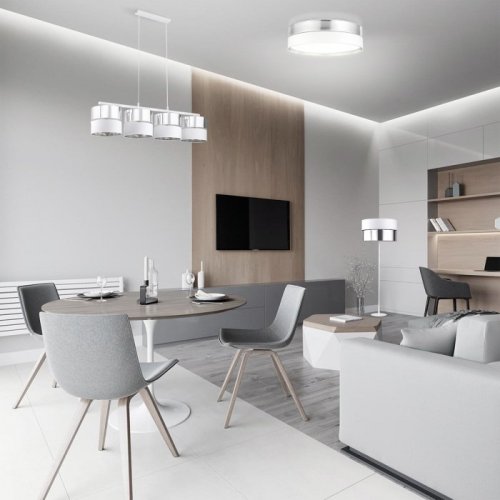 Подвесной светильник TK Lighting Hilton Silver 4177