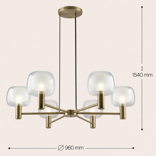 Подвесной светильник Maytoni Vision MOD411PL-06G Подвесной светильник Maytoni Vision MOD411PL-06G