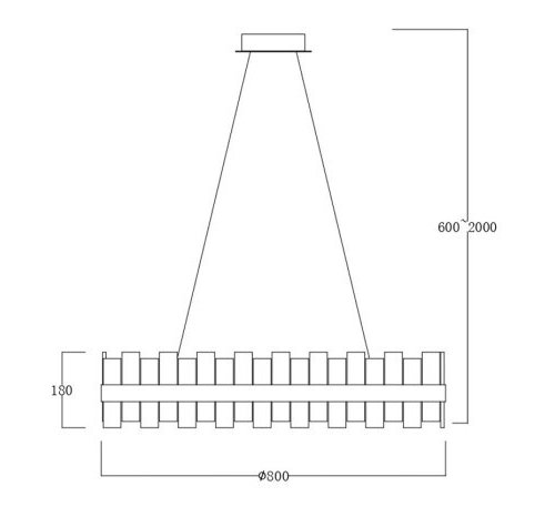 Подвесная люстра 6008 162FL-60088