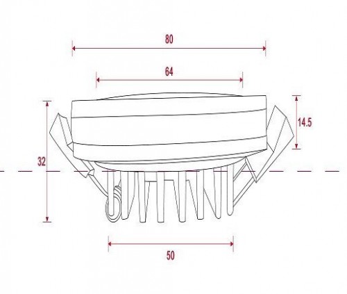 Встраиваемый светодиодный светильник Maytoni Phanton DL2001-L7W