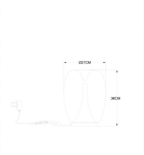 Интерьерная настольная лампа Divinare Campo 5875/09 TL-15