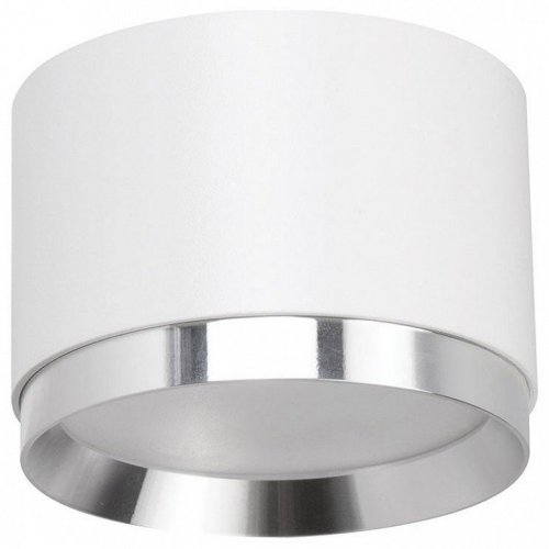 Светильник потолочный Feron Barrel DUET HL459  12W, 230V,GX53, белый + хром IP20