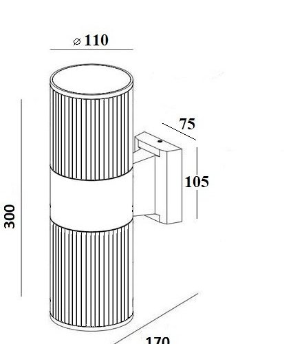 Архитектурная подсветка Oasis Light TUBE 78205 Gb