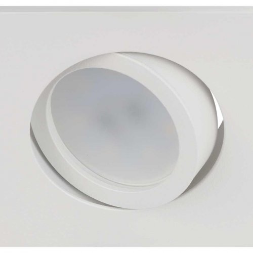 Светильник встраиваемый алюминиевый ЭРА KL87 WH SET 5 под лампу MR16 GU5.3 белый набор 5 шт Б0070930