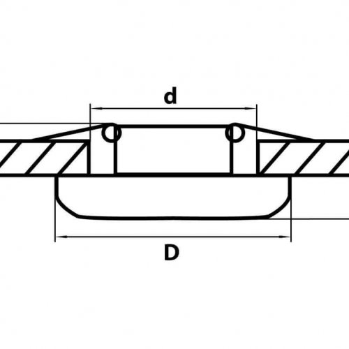 Встраиваемый светильник Lightstar Monde 071017 Встраиваемый светильник Lightstar Monde 071017